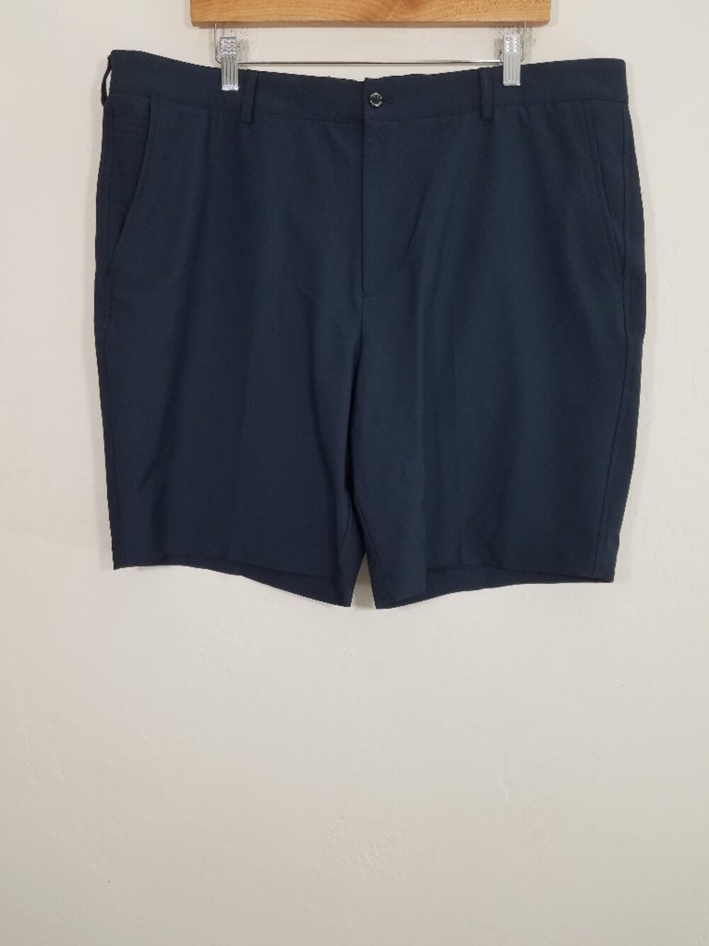 Dunning Golf Men's Everbest Flat-Front Performance Shorts Navy Size 40